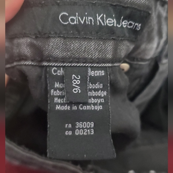 CALVIN KLEIN LOW RISE STRAIGHT LEG STRETCHY JEANS - Picture 4 of 8